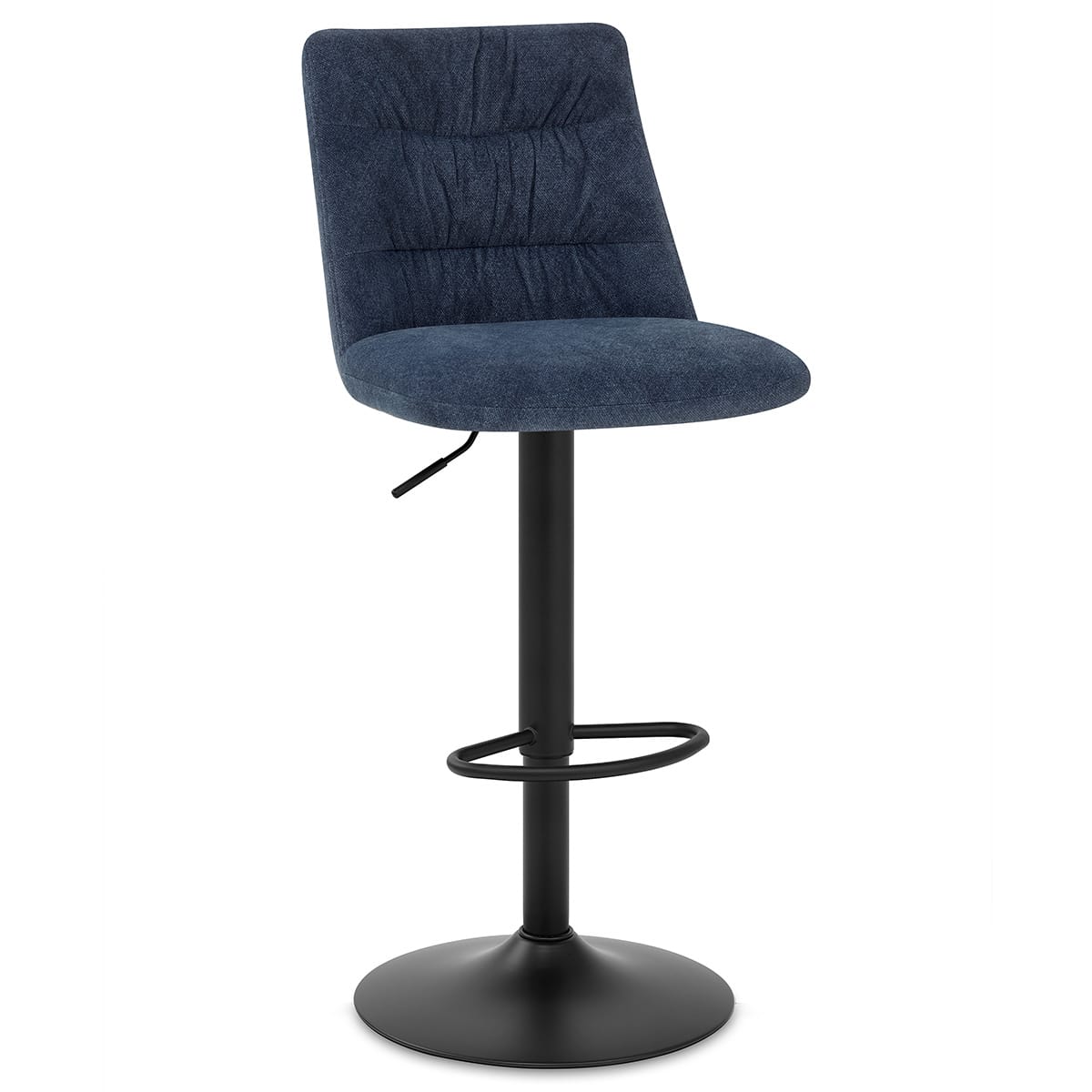 Mechu Bar Stool Blue Velvet