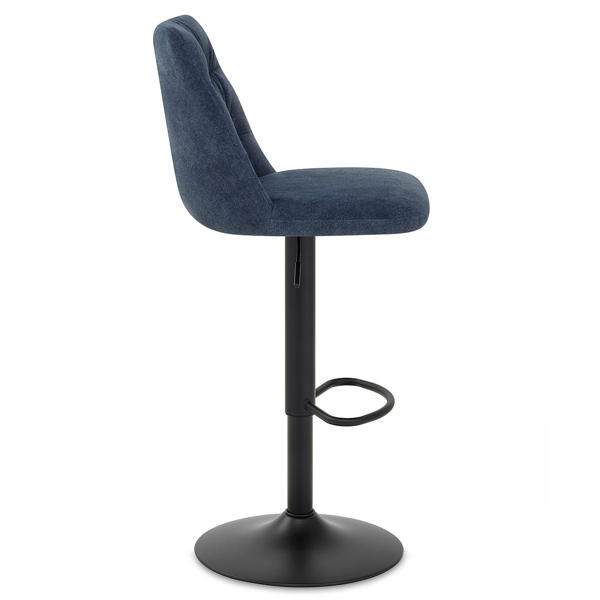 Mechu Bar Stool Blue Velvet