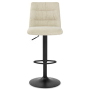 Mechu Bar Stool Cream Velvet