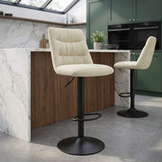 Mechu Bar Stool Cream Velvet