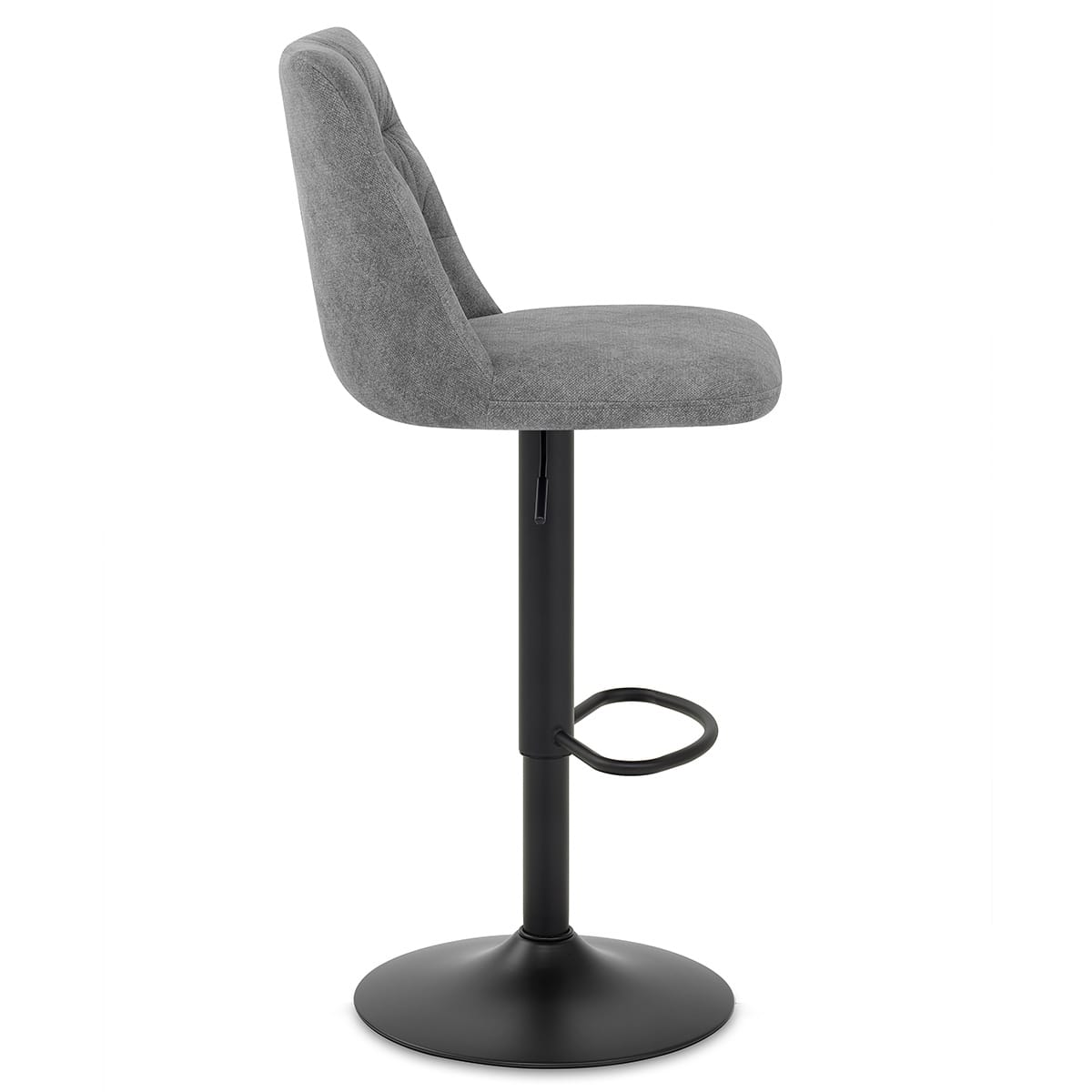 Mechu Bar Stool Grey Velvet