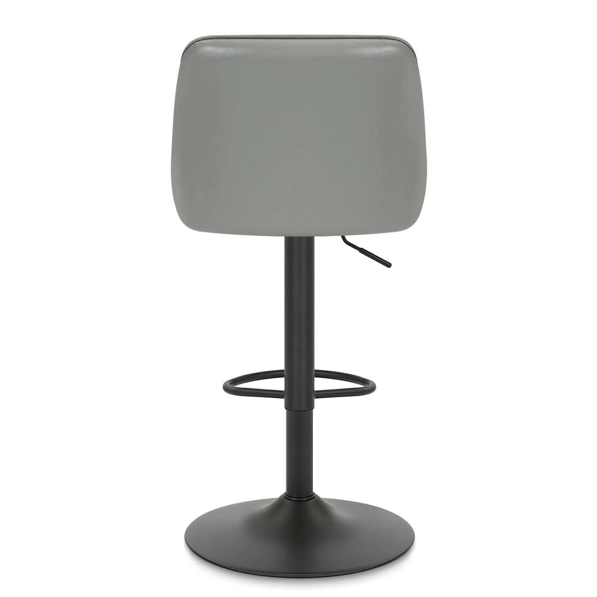 Melbourne Real Leather Stool Grey