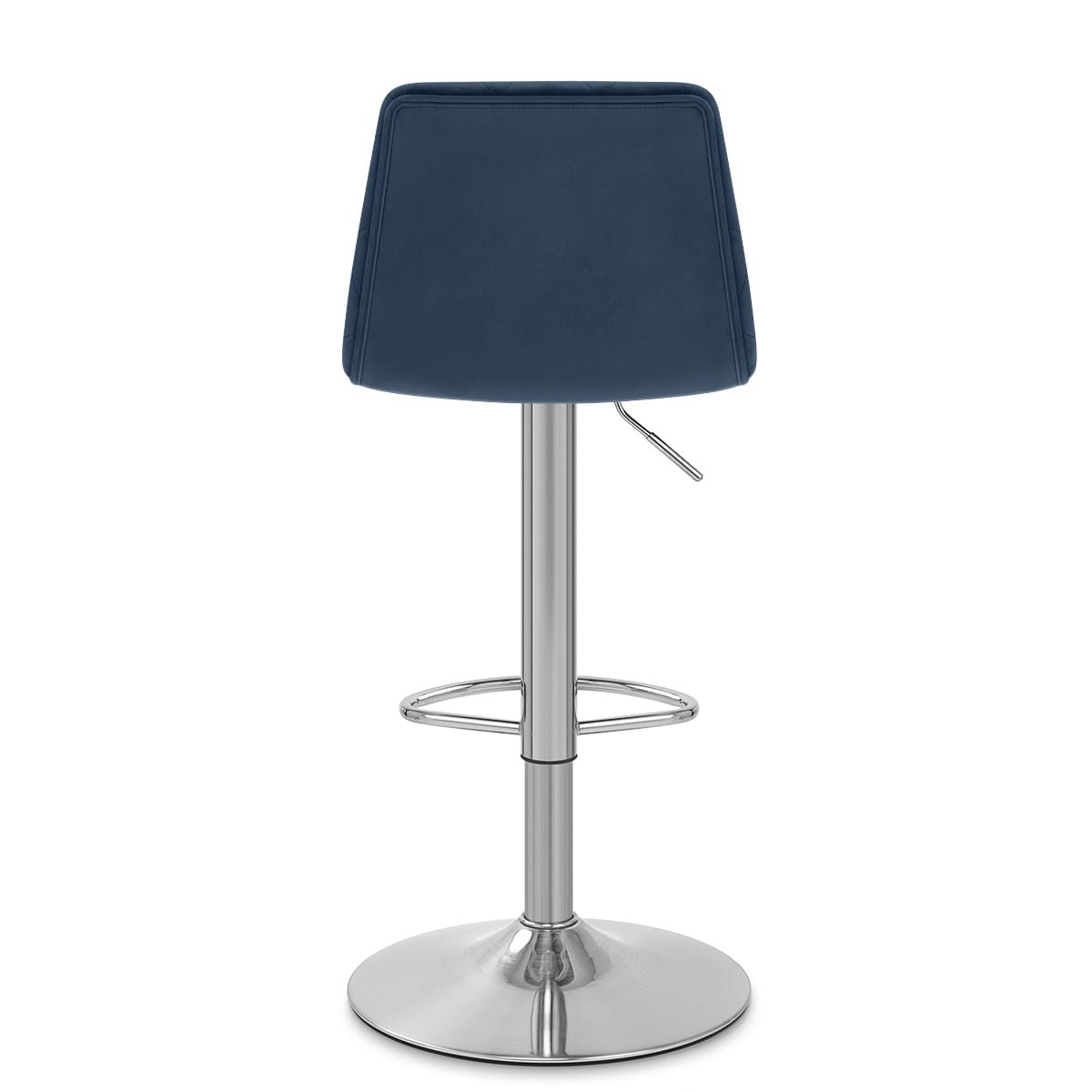 Melody Brushed Stool Blue Velvet