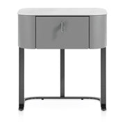 Melrose Bedside Table Grey