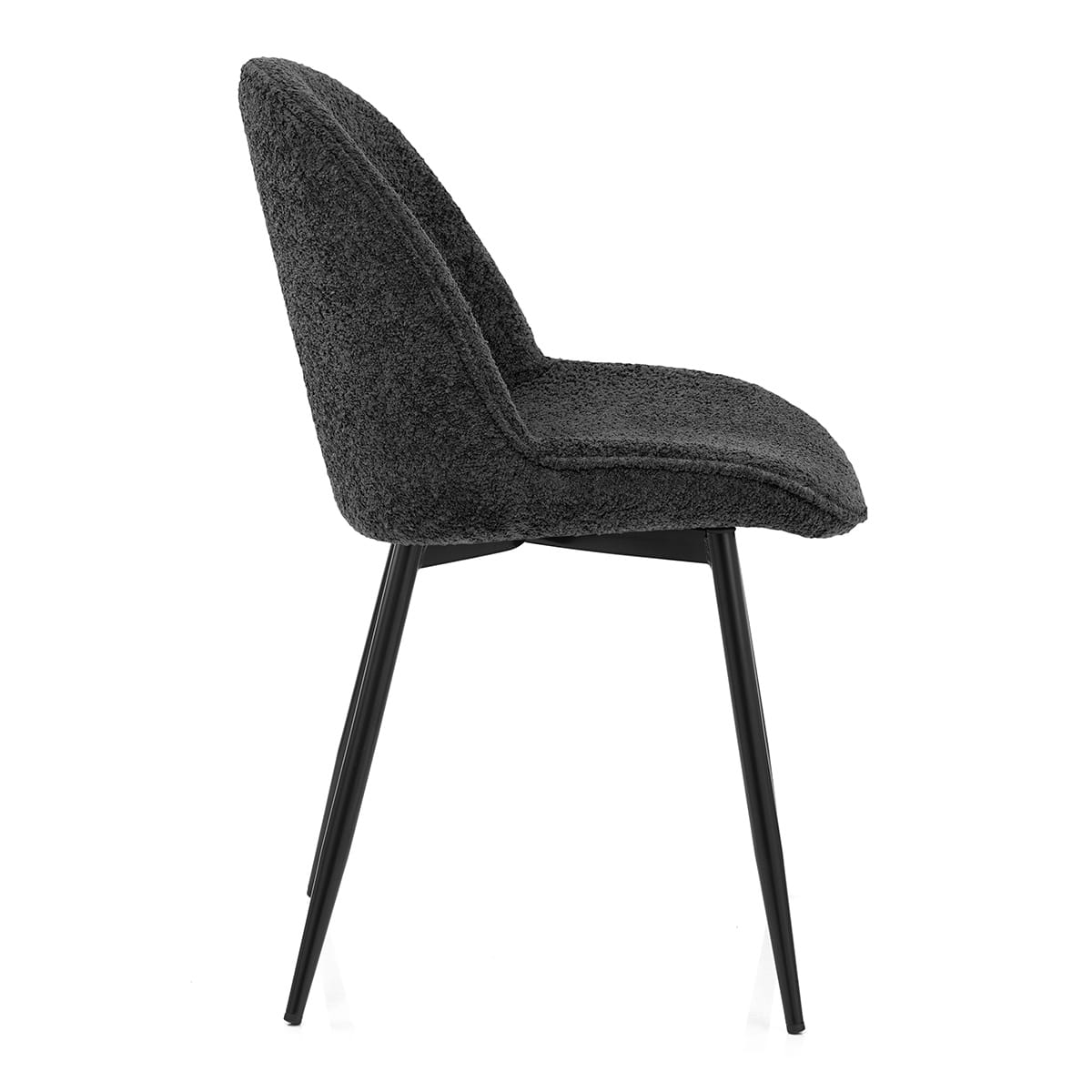 Mia Dining Chair Black Fabric
