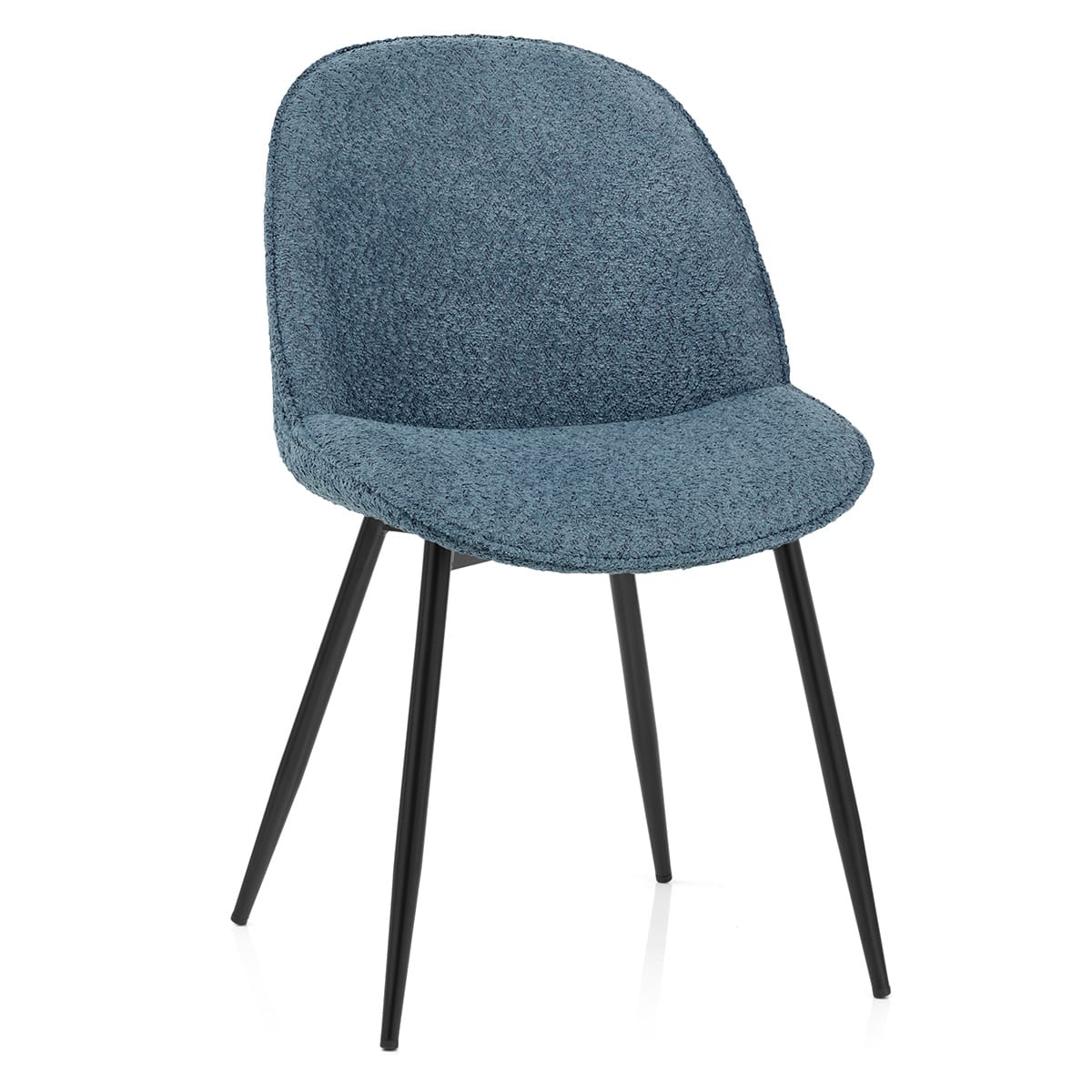 Mia Dining Chair Blue Fabric