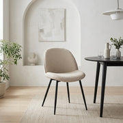 Mia Dining Chair Cream Fabric
