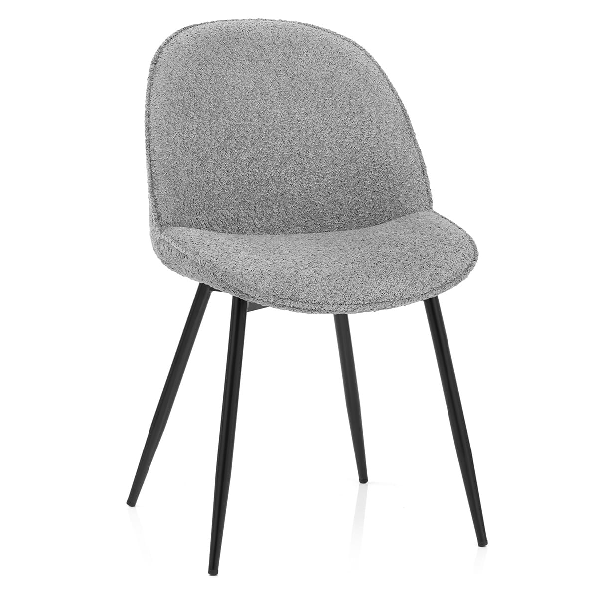 Mia Dining Chair Grey Fabric