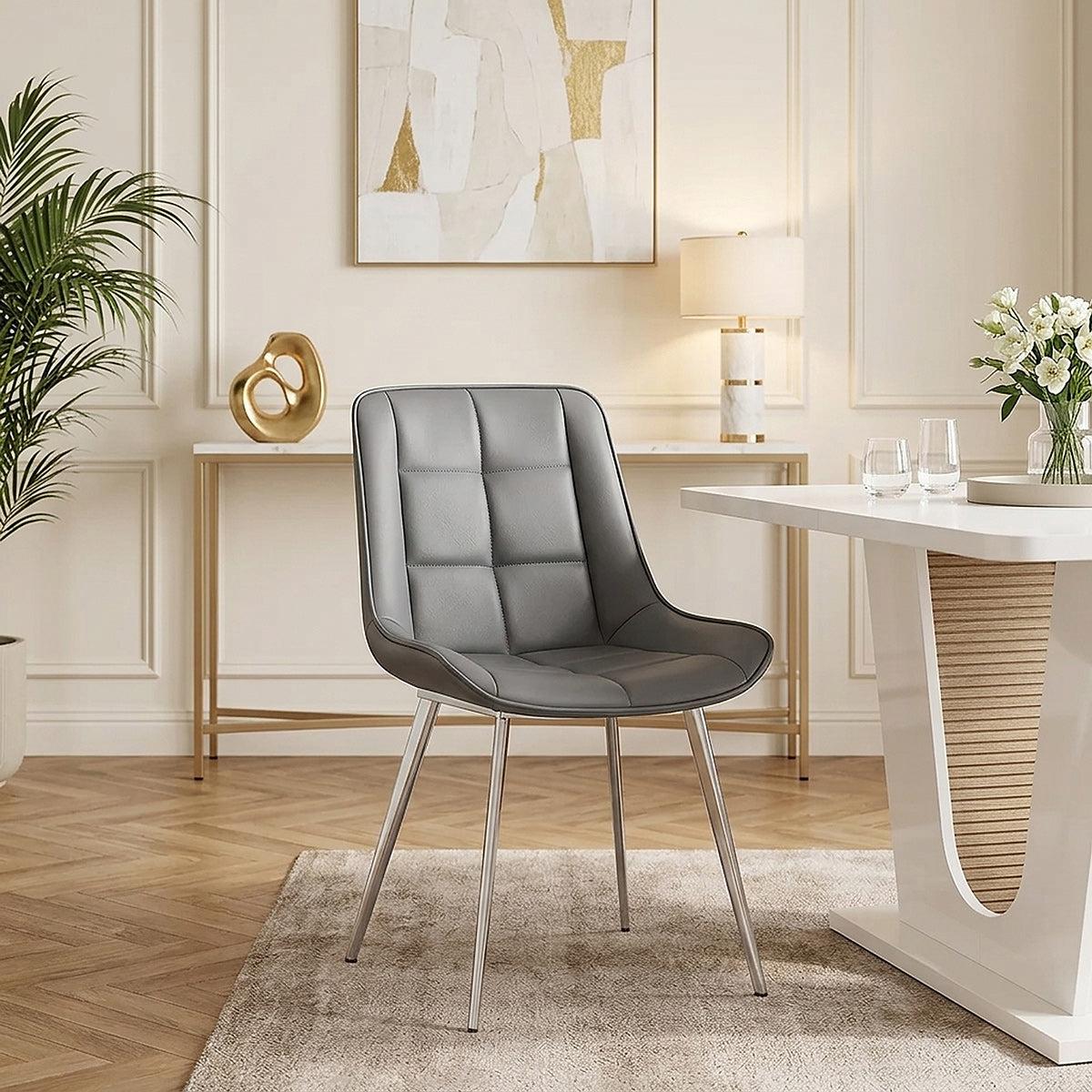 Milano Dining Chair Grey