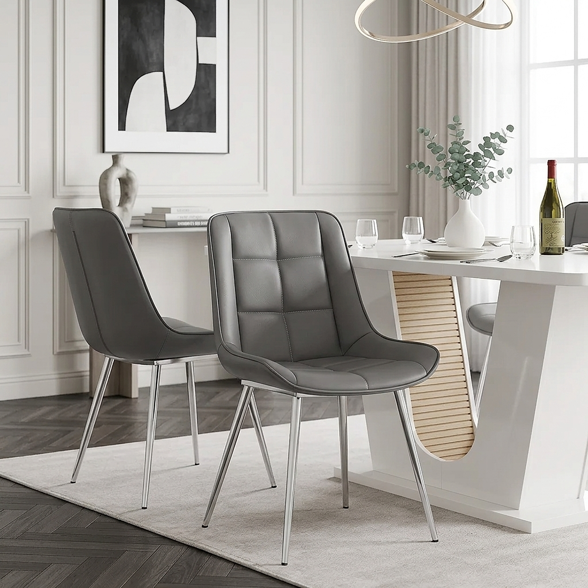 Milano Dining Chair Grey