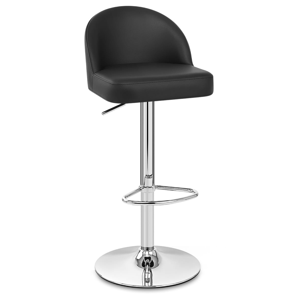 Mimi Chrome Stool Black