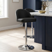 Mimi Chrome Stool Black