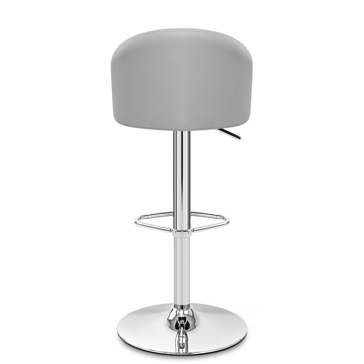 Mimi Chrome Stool Grey