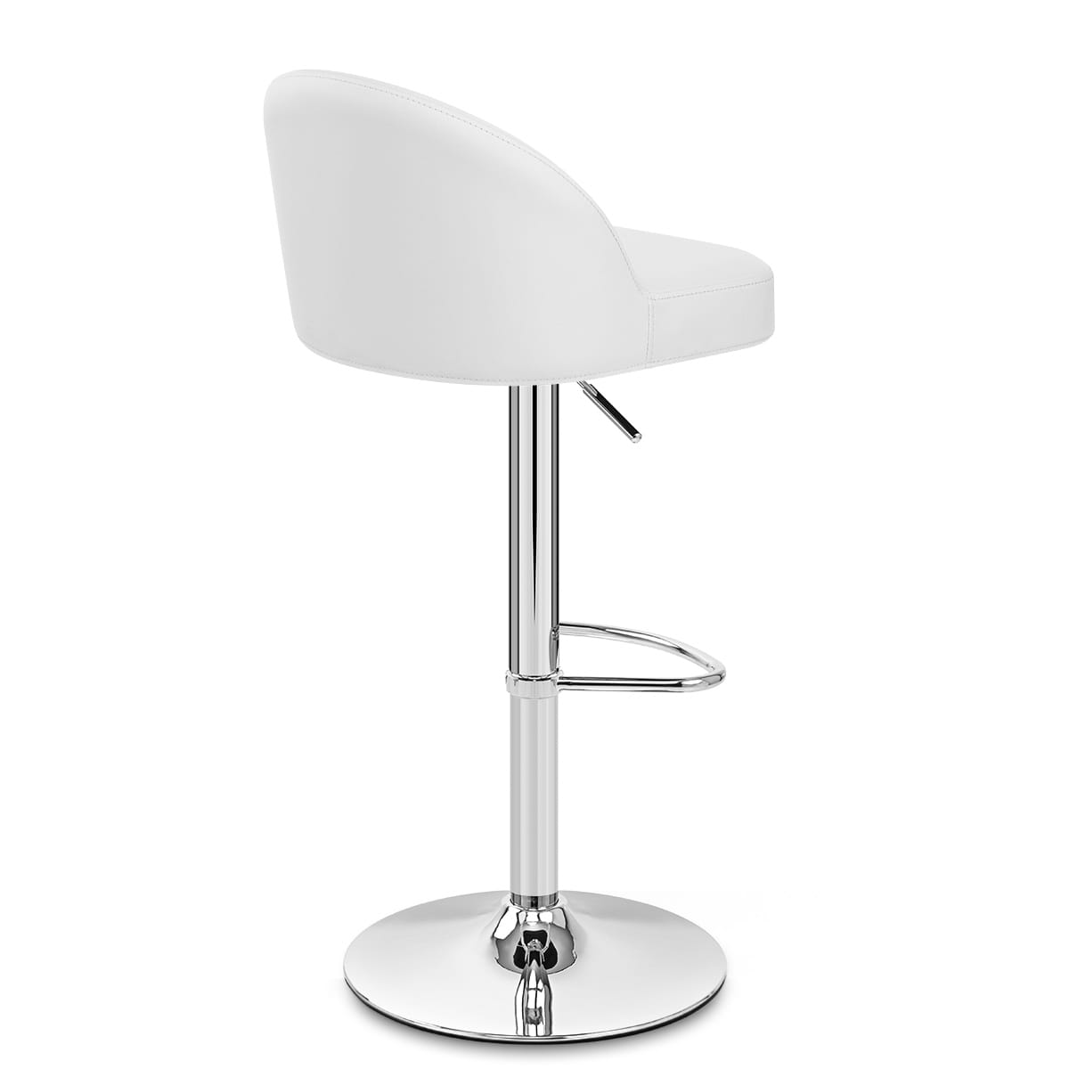 Mimi Chrome Stool White