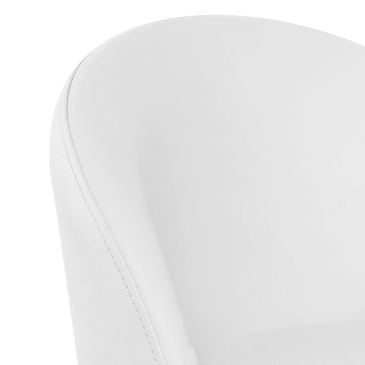 Mimi Chrome Stool White