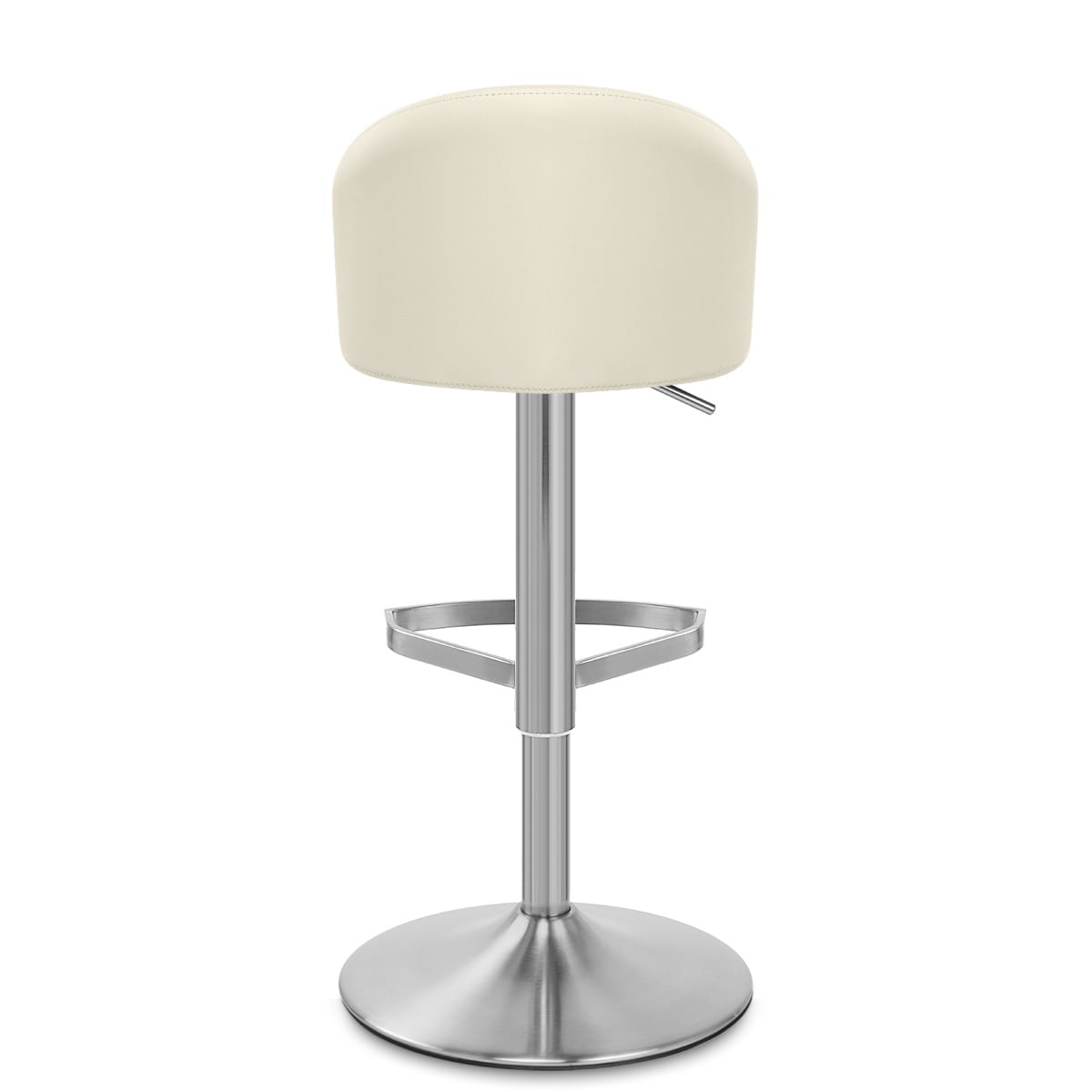 Mimi Real Leather Bar Stool Cream
