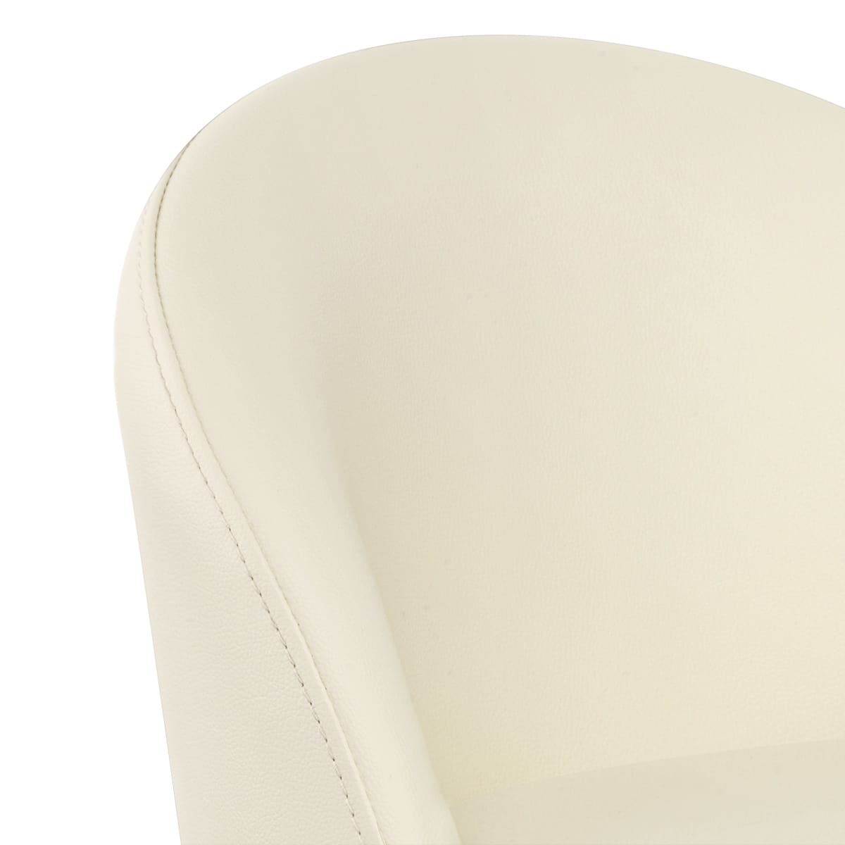 Mimi Real Leather Bar Stool Cream