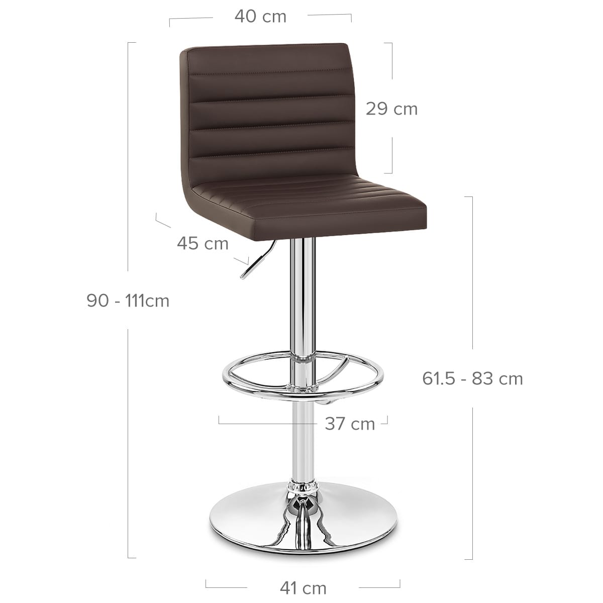 Mint Bar Stool Brown