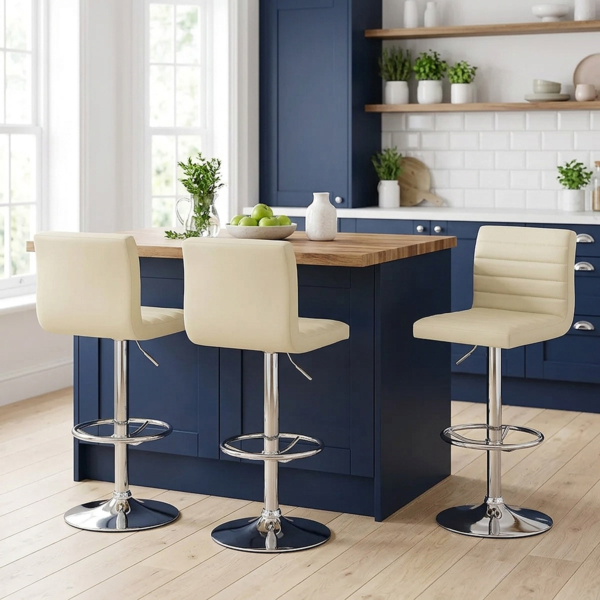 Mint Bar Stool Cream