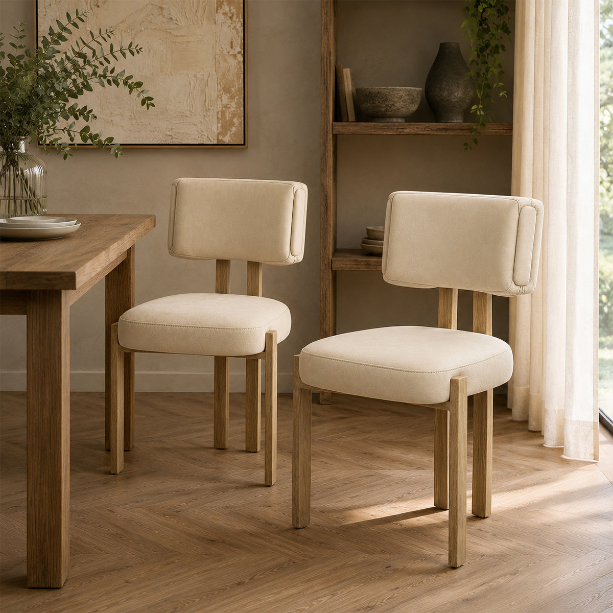 Mira Dining Chair Beige
