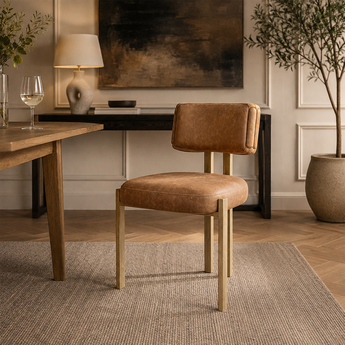 Mira Dining Chair Tan