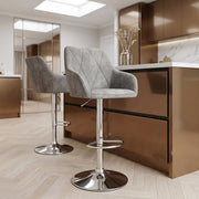 Modena Bar Stool Antique Light Grey