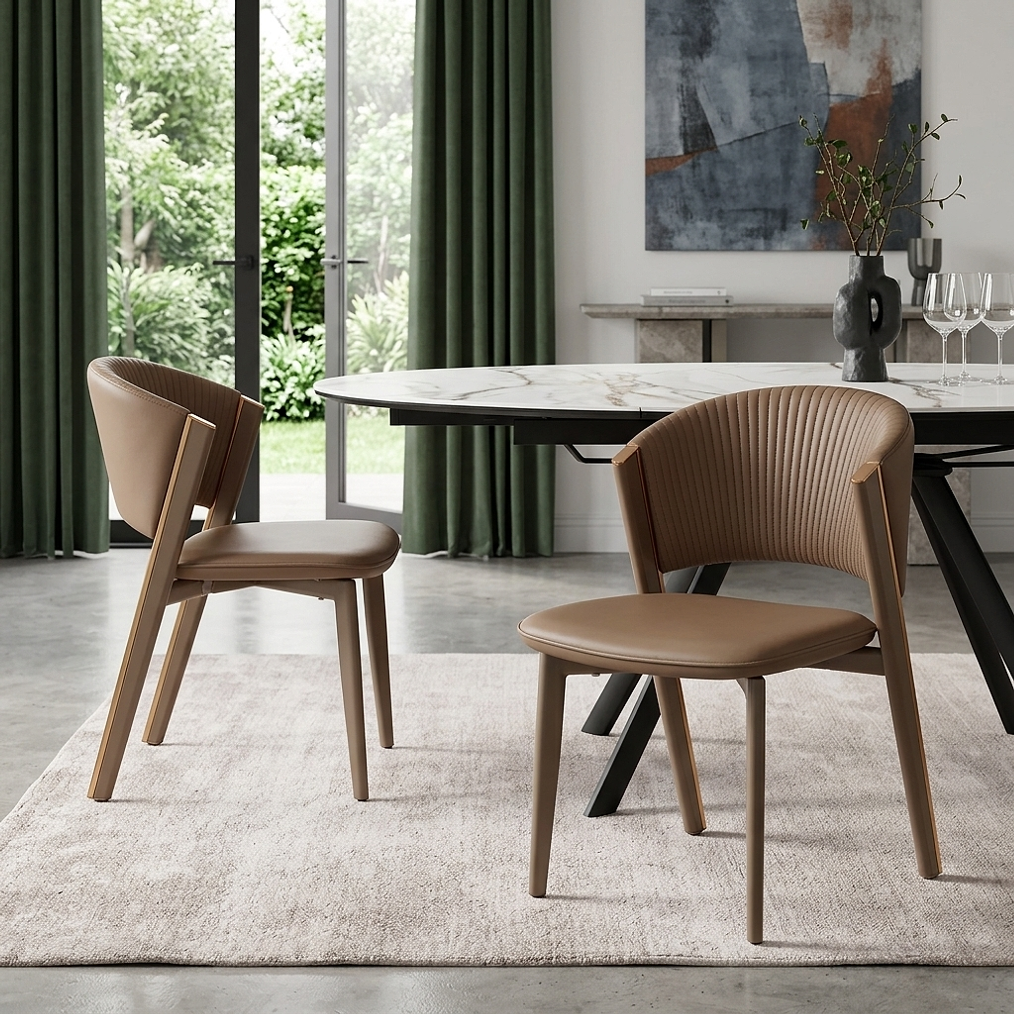 Mollie Dining Chair Tan