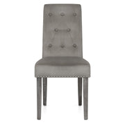 Moreton Dining Chair Grey Velvet
