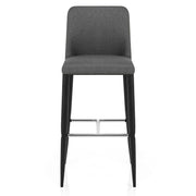 Morgan Kitchen Stool Grey Fabric