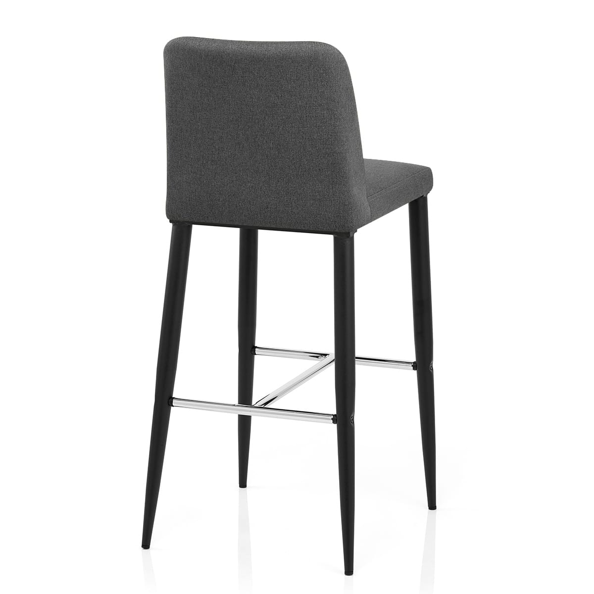 Morgan Kitchen Stool Grey Fabric