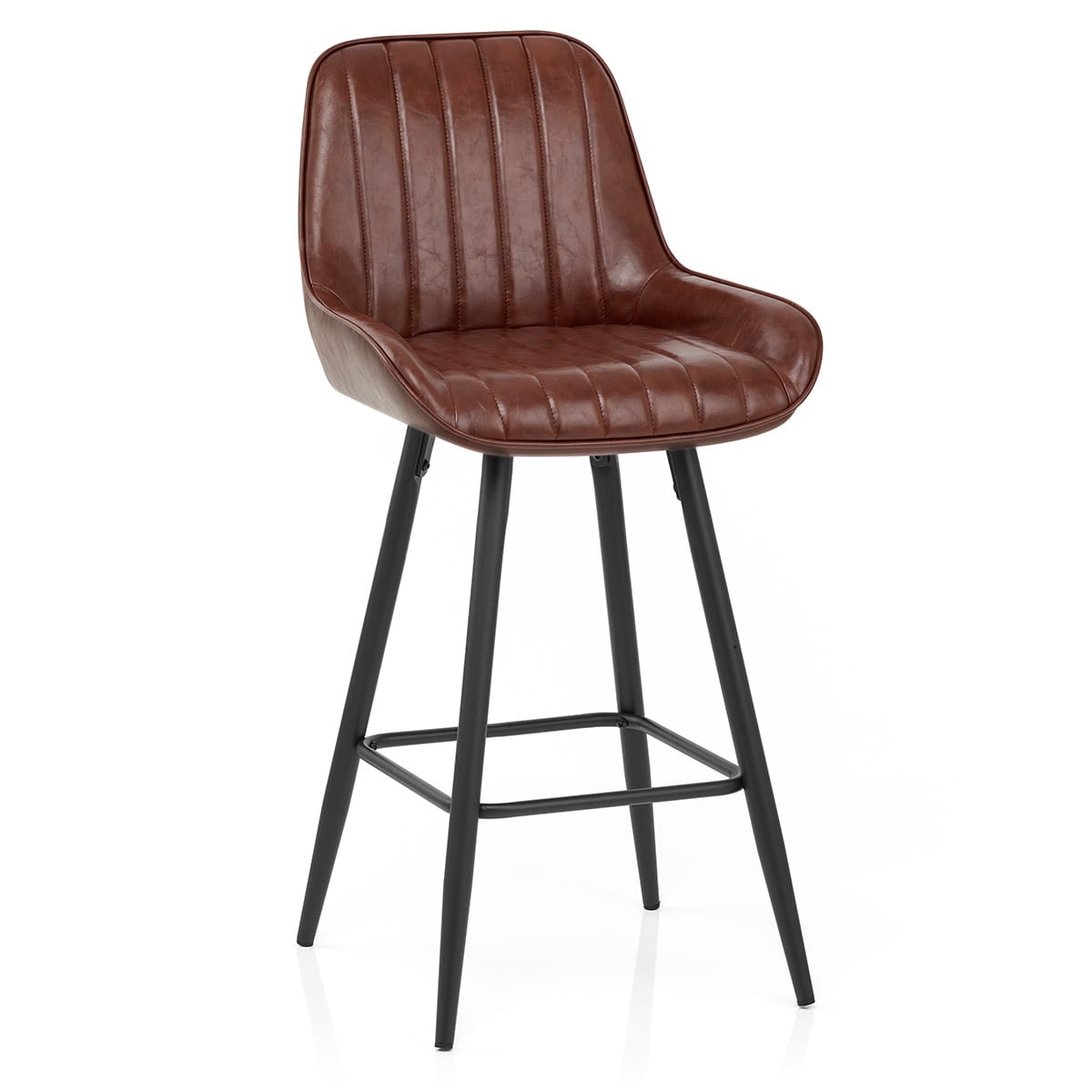 Mustang Bar Stool Antique Brown