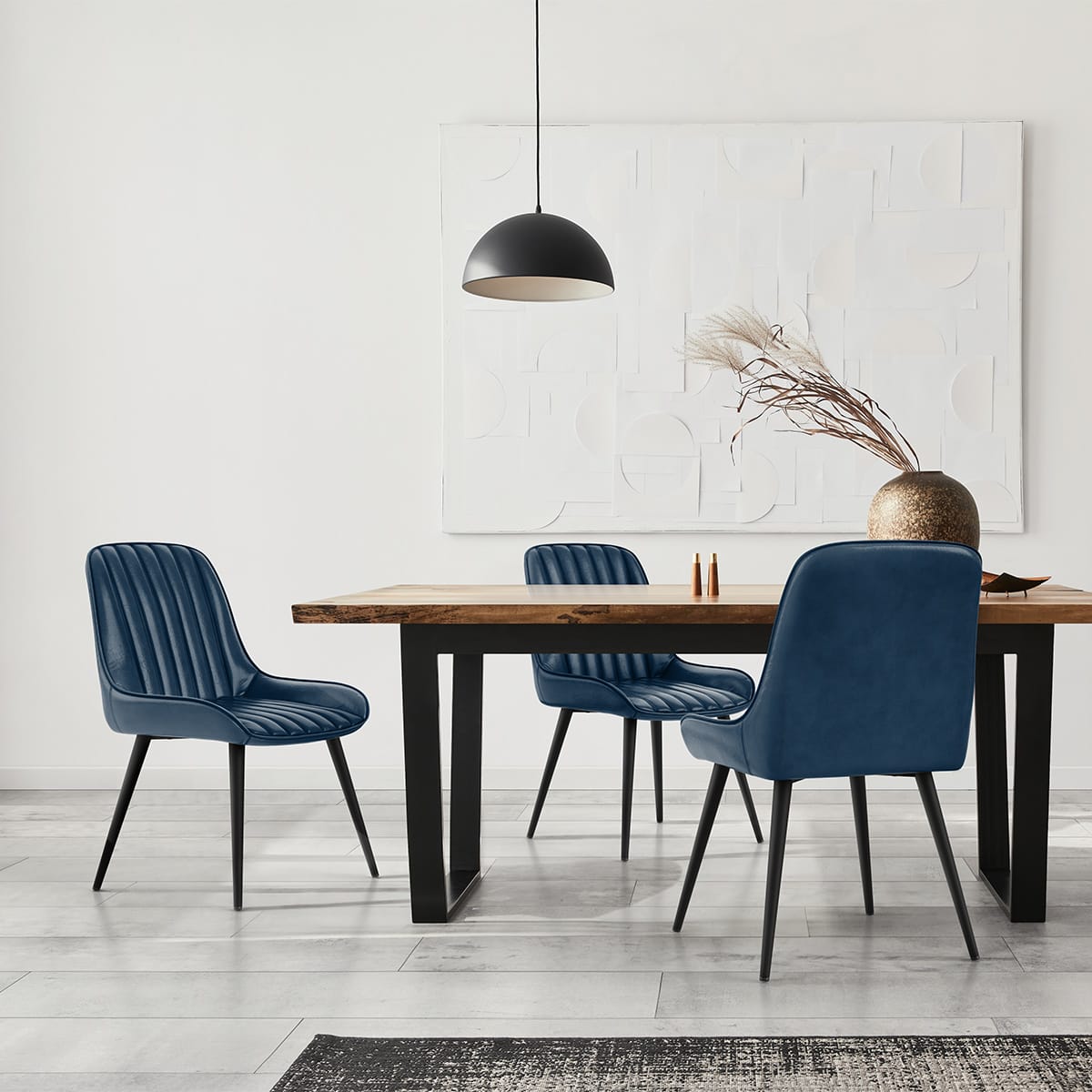 Mustang Chair Antique Blue