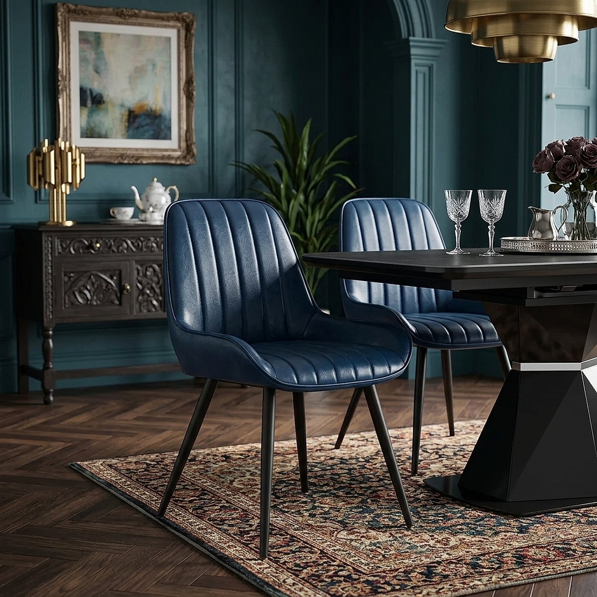 Mustang Chair Antique Blue