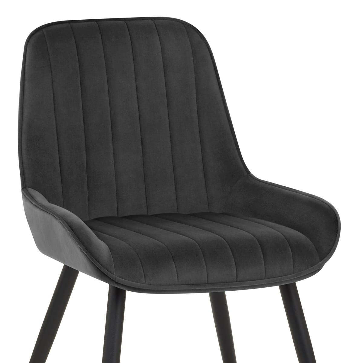 Mustang Chair Black Velvet