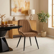 Mustang Chair Brown Velvet