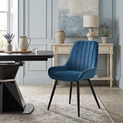 Mustang Chair Midnight Blue Velvet