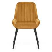 Mustang Chair Mustard Velvet