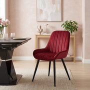 Mustang Chair Red Velvet