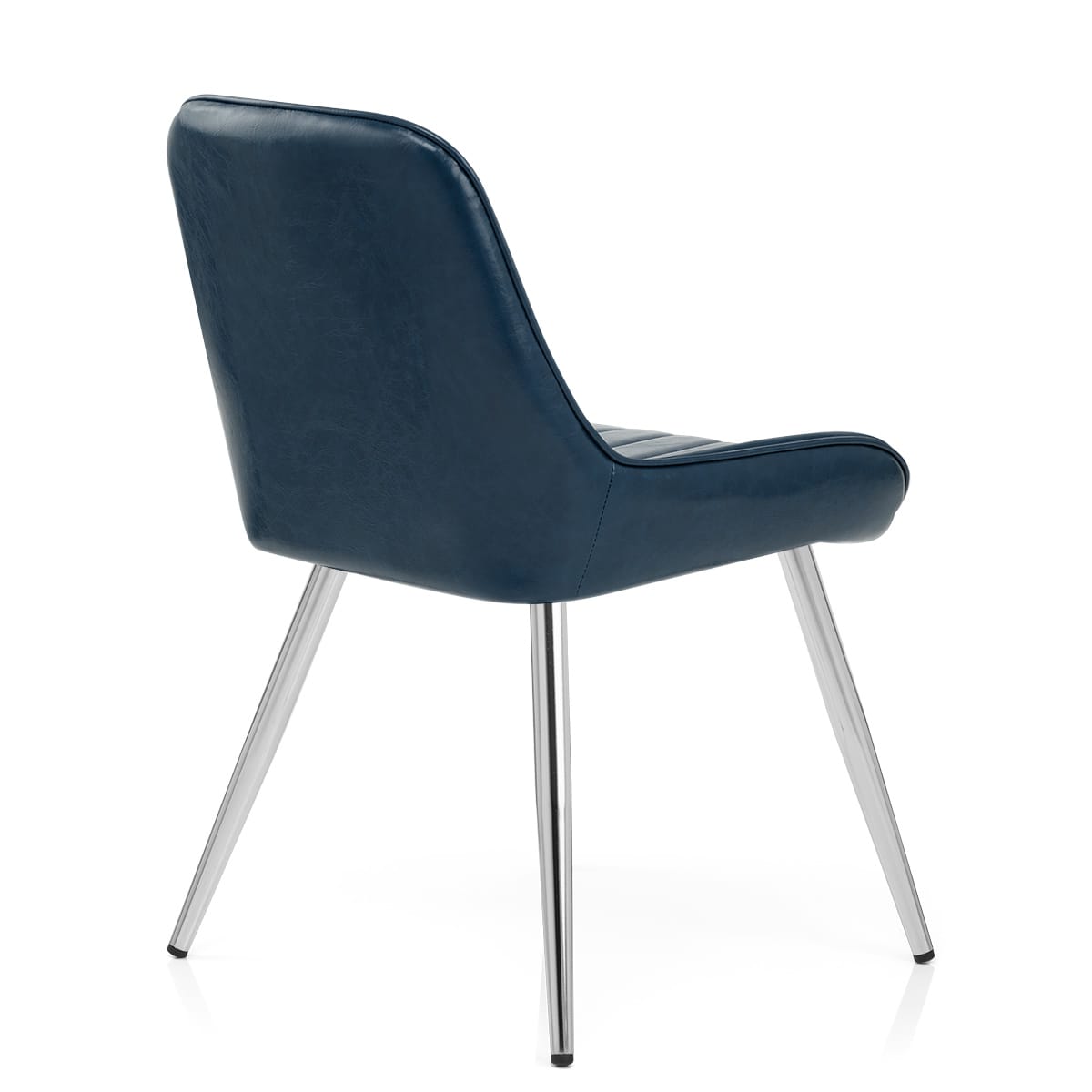 Mustang Chrome  Chair Antique Blue