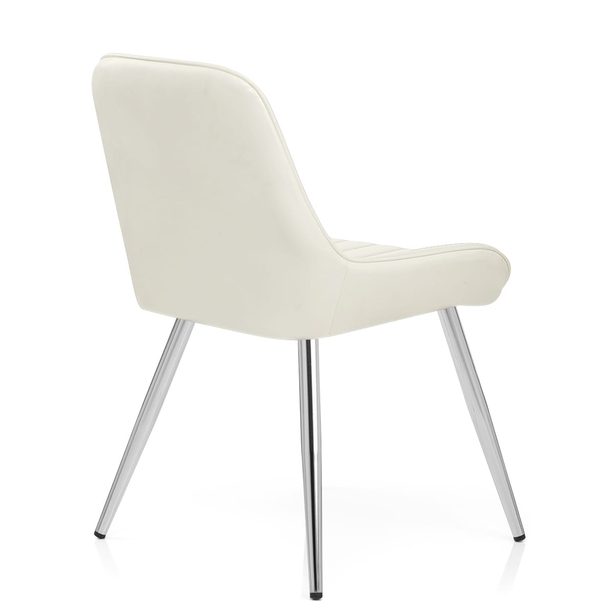 Mustang Chrome Chair Antique Cream