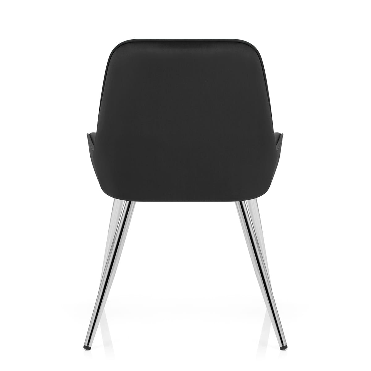 Mustang Chrome Chair Black Velvet