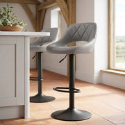Nadia Bar Stool Grey