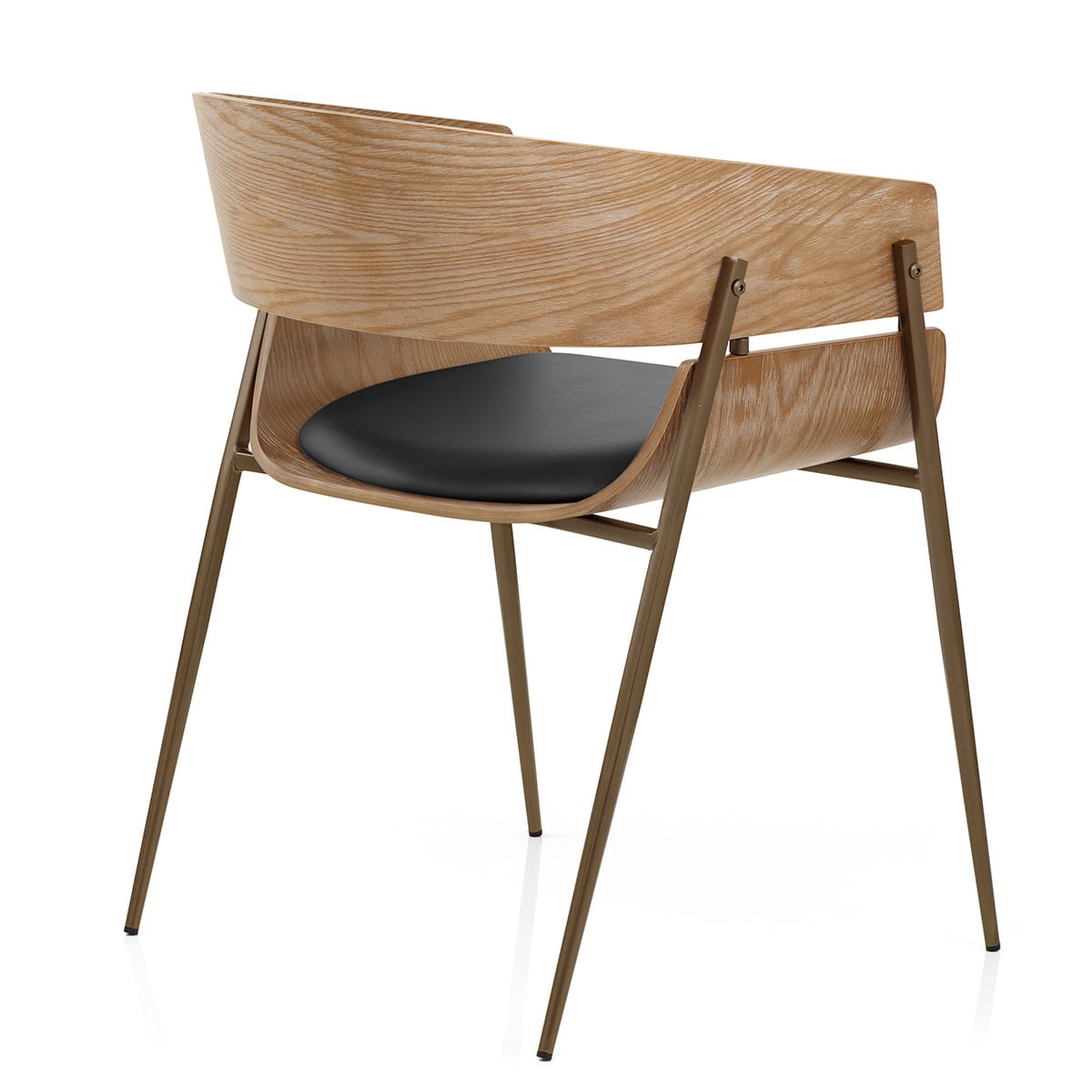 Nevada Antique Oak Chair Black