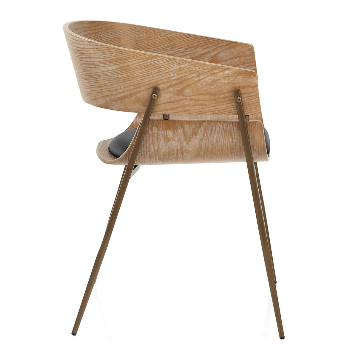 Nevada Antique Oak Chair Black