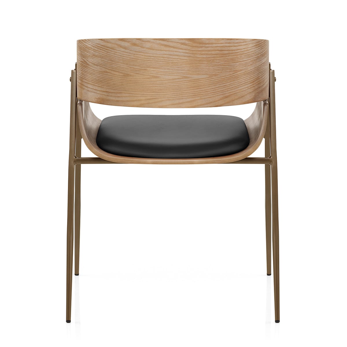 Nevada Antique Oak Chair Black