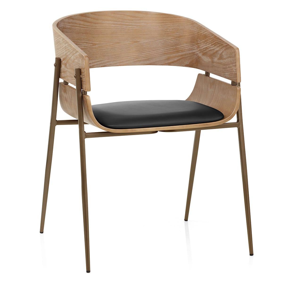 Nevada Antique Oak Chair Black