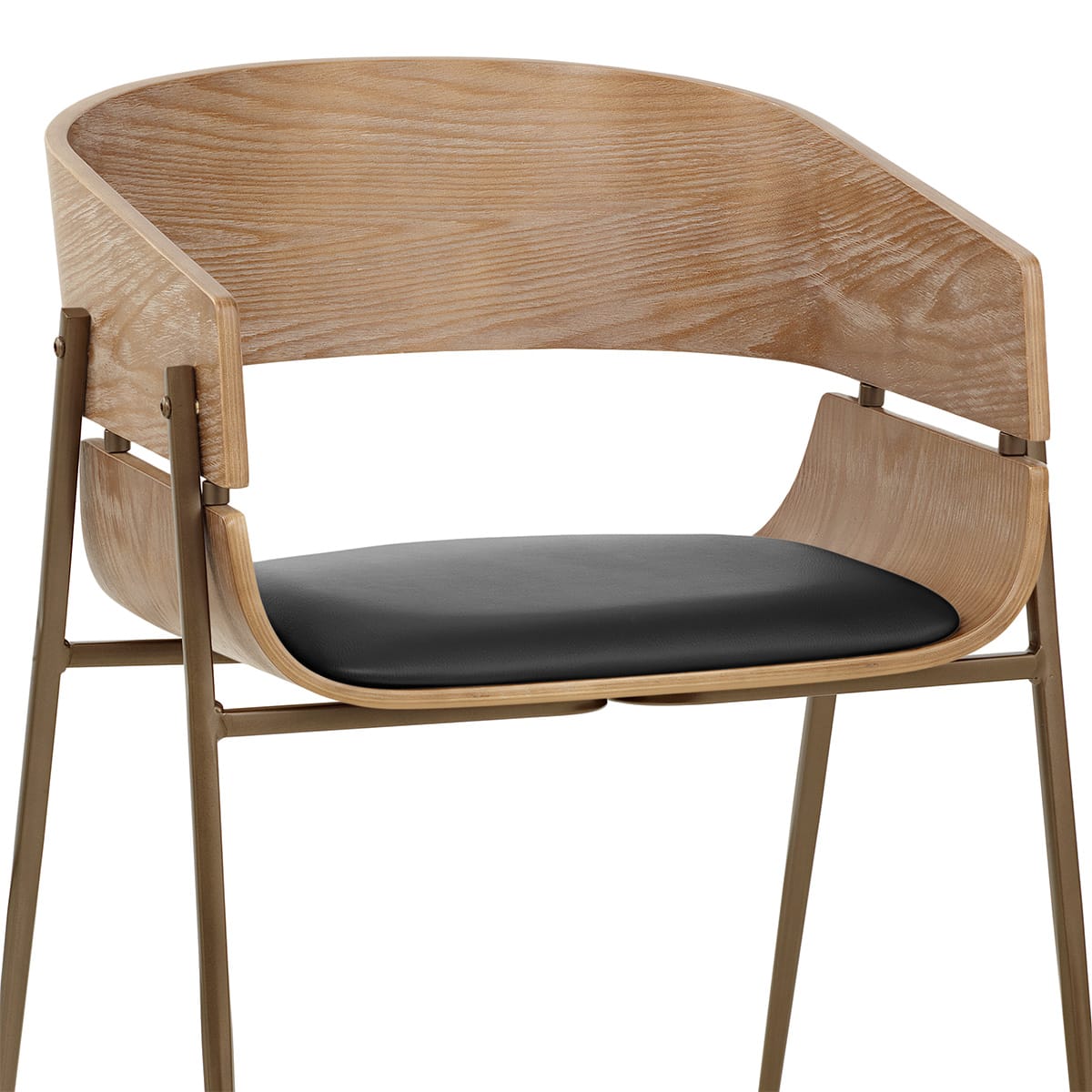 Nevada Antique Oak Chair Black