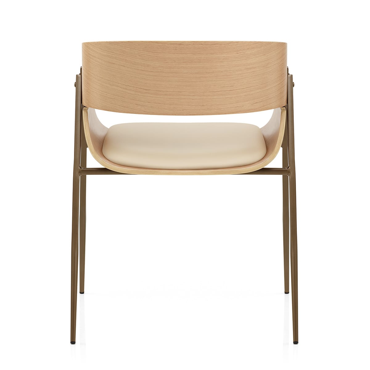 Nevada Oak Chair Cream
