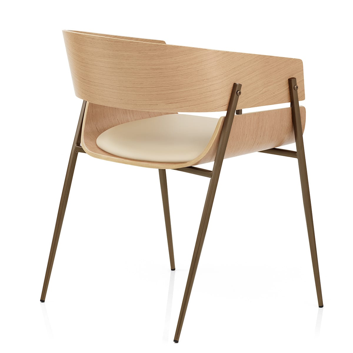 Nevada Oak Chair Cream