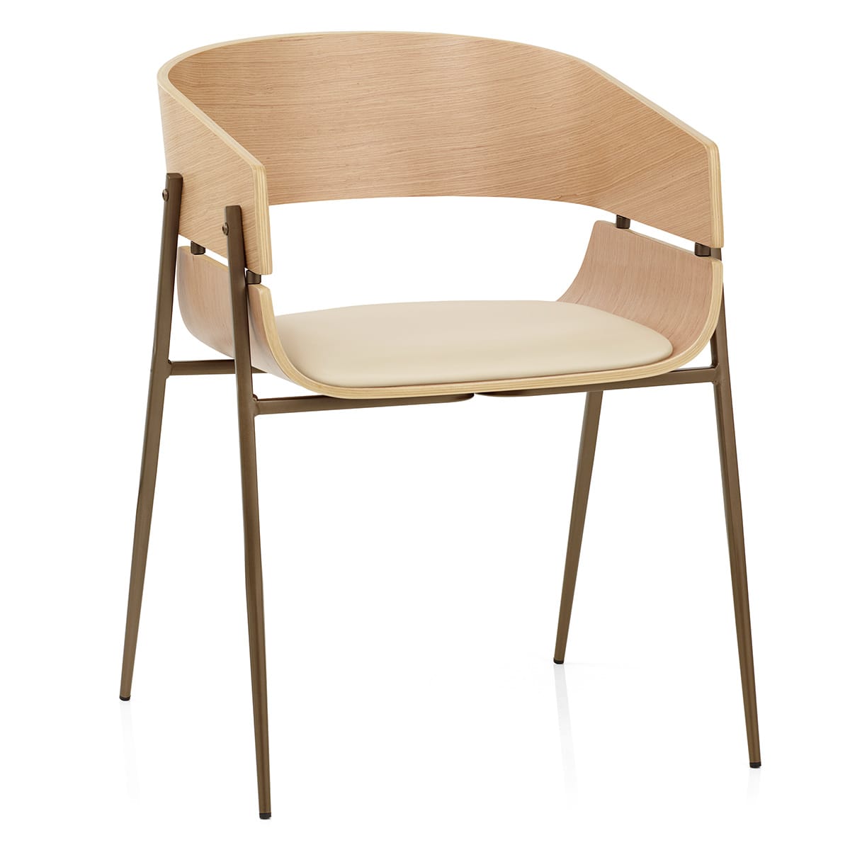 Nevada Oak Chair Cream
